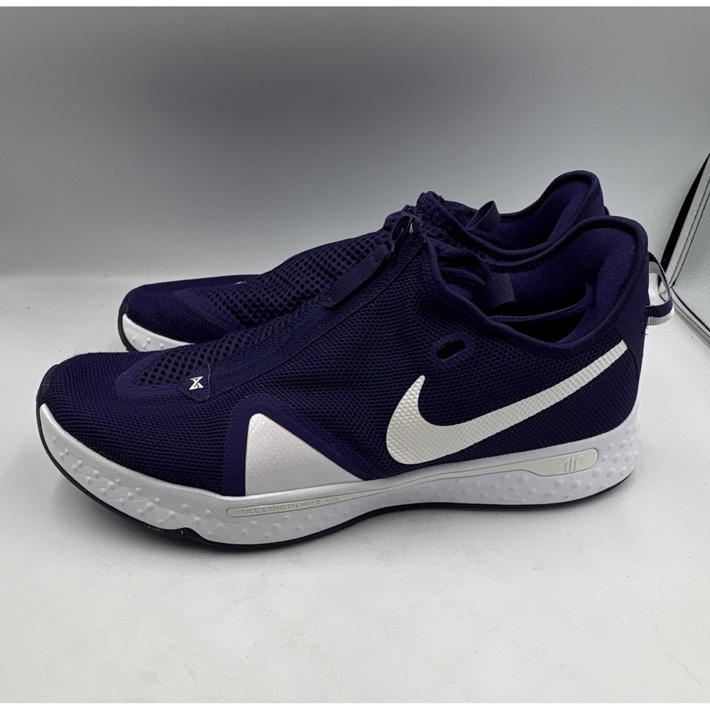 Nike PG 4 TB Men's New Orchid/White Low Top Lace-Up Sneakers CW4134-501